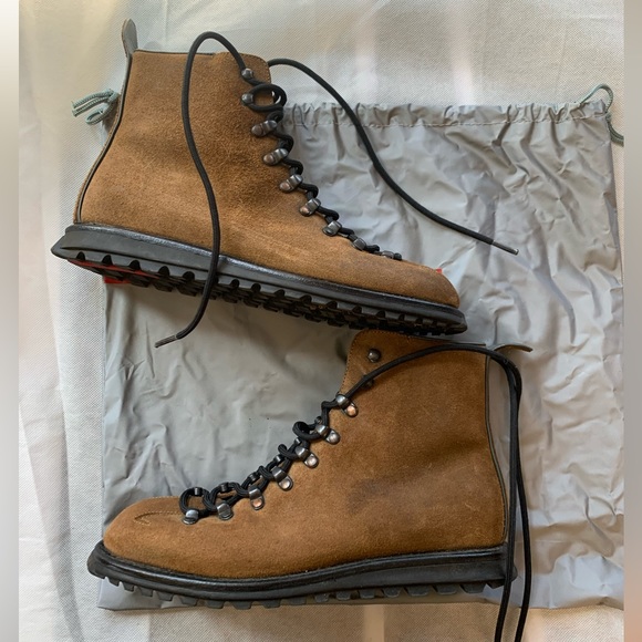 Rare Vintage Prada Linea Rossa Prada Sport Lace Up Suede Boot Women’s 38 - Picture 7 of 7